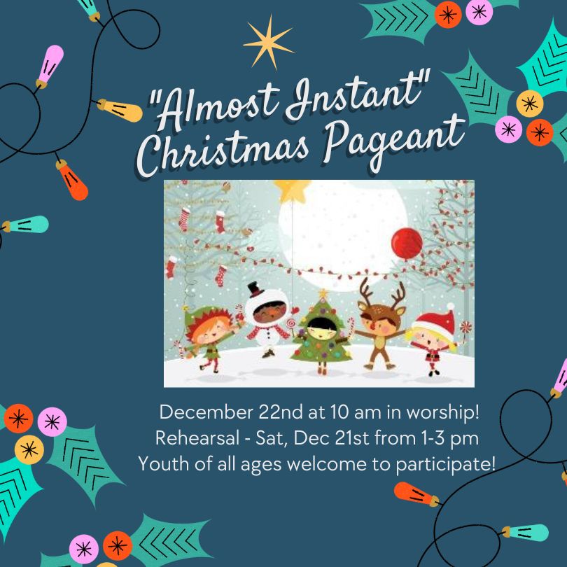 Almost Instant Christmas Pageant 1